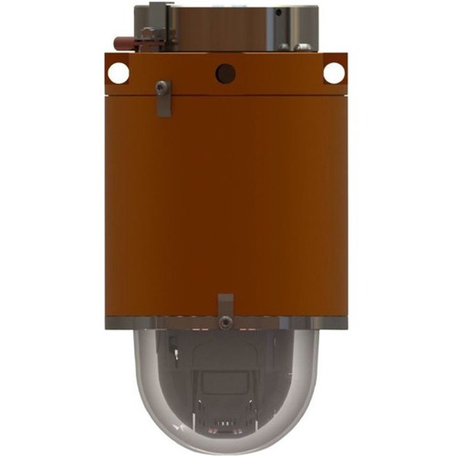 Wisenet TNP-Q6232EPT3-Z Explosion Proof PTZ Dome Camera - 2. 6MP HD - 23x Optical Zoom - Yellow Orange - Wall/Pole/Corner Mount