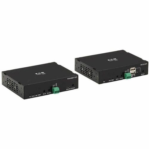 Tripp Lite by Eaton B127E-1A1-HH Video Extender Transmitter/Receiver - 4K HDMI over Cat6328 ft Range - 2 Input/1 Output - Black