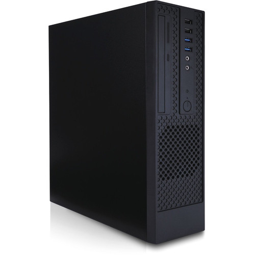 In Win CK709 Computer Case - Slim Tower - Black - Steel - 3 x Bay - 1 x 300 W - Power Supply Installed - Micro ATX, Mini ITX Supported (Fleet Network)