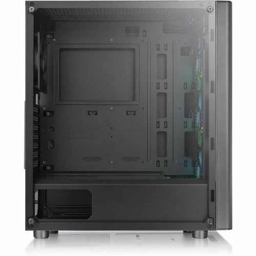 Thermaltake V250 TG ARGB Mid-Tower Chassis - Mid-tower - Black - SPCC, Tempered Glass - 4 x Bay - 0 - ATX, Micro ATX, Mini ITX - 6 x - (Fleet Network)