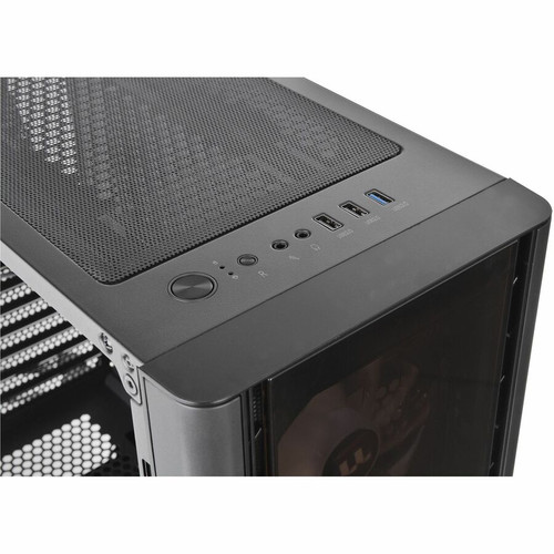 Thermaltake V250 TG ARGB Mid-Tower Chassis - Mid-tower - Black - SPCC, Tempered Glass - 4 x Bay - 0 - ATX, Micro ATX, Mini ITX - 6 x - (CA-1Q5-00M1WN-00)