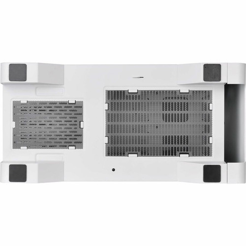 Thermaltake Tempered Glass Snow Edition Mid Tower Chassis In White With Clean Aesthetic And Side Panel Showcase CA-1P5-00M6WN-00