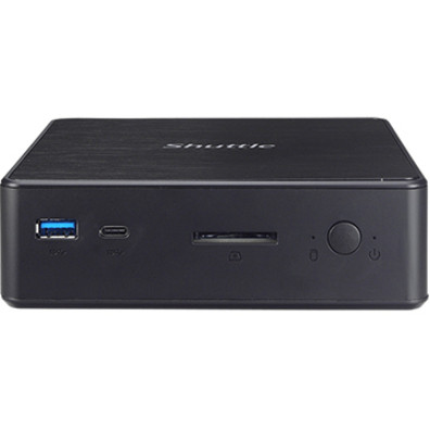 Shuttle NC10U7 XPC Nano Barebone Mini PC - Core i7-8565U 8th Gen - 32GB DDR4 Max - 65W - Black
