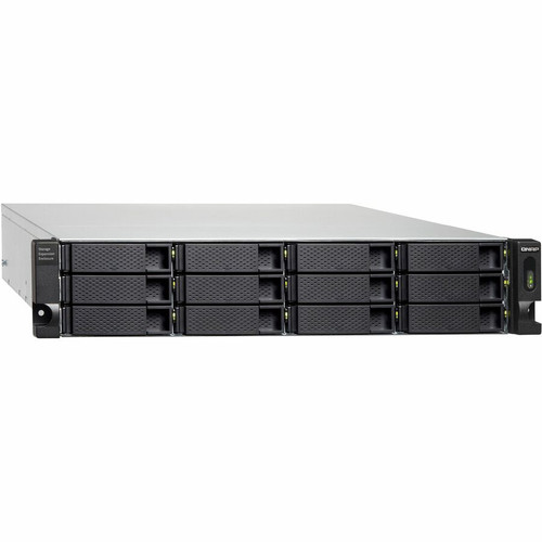 QNAP TL-R1200C-RP Drive Enclosure SATA/600 - USB 3.2 (Gen 2) Type C Host Interface - 2U Rack-mountable - Hot Swappable Bays - 12 x HDD (Fleet Network)