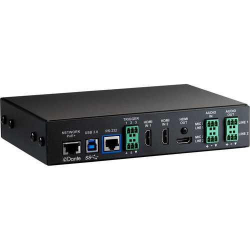 Vaddio AV Bridge 2x1 Video and Audio Mixer for Video Conferencing  - Black - Functions: Video Capturing, Video Streaming, Video Mixing (999-8250-000)