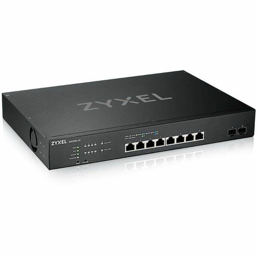 ZYXEL XS1930-10 Ethernet Switch - 8 Ports - 2 Layer Supported - Modular - Optical Fiber, Twisted Pair - Lifetime Limited Warranty (XS1930-10)