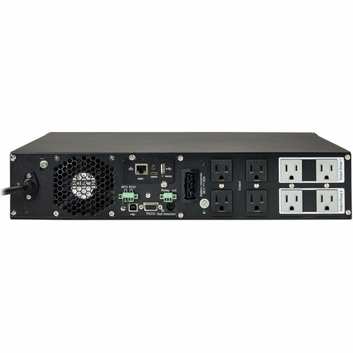 Tripp Lite by Eaton SU750RTXLCD2UN SmartOnline 750VA/675W Double-Conversion Online UPS - 2U Rack-mountable - Pure Sine Wave - 6 Outlets