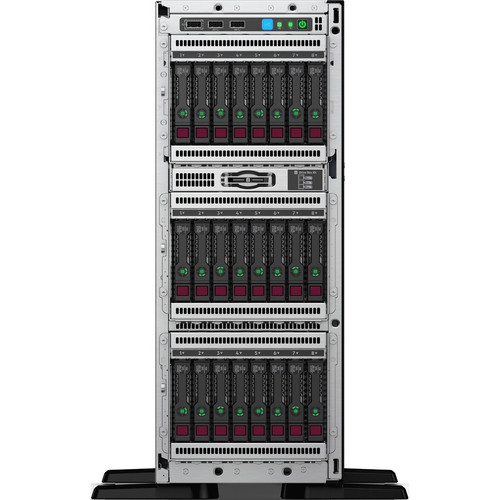 HPE ProLiant ML350 G10 4U Tower Server - 1 Xeon Silver 4210R 2.40 GHz - 16 GB RAM - Serial ATA/600, 12Gb/s SAS Controller - 2 Support (P21788-001)