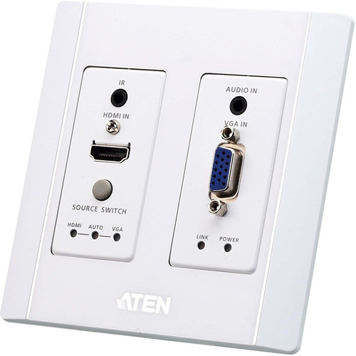 ATEN VE2812AUST Video Extender Transmitter - 2 Input Device - 492.13 ft (150000 mm) Range - 1 x Network (RJ-45) - 1 x HDMI In - 1 x In (Fleet Network)