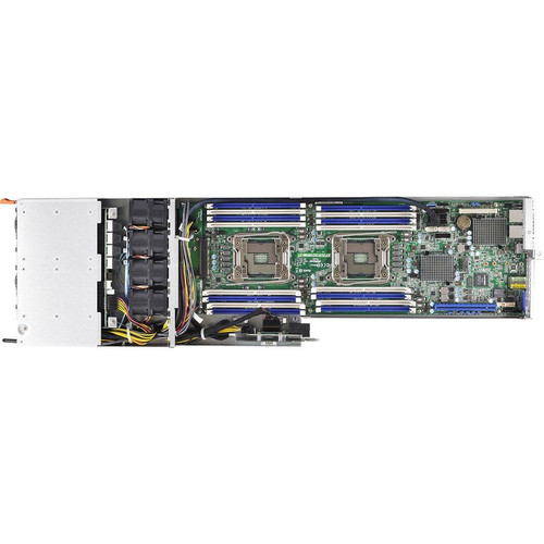 ASRock 2U4N-F Barebone System - 2U Rackmount - Dual Intel Xeon LGA-2011 - DDR4-2400 - 16 Memory Slots - 10 SATA