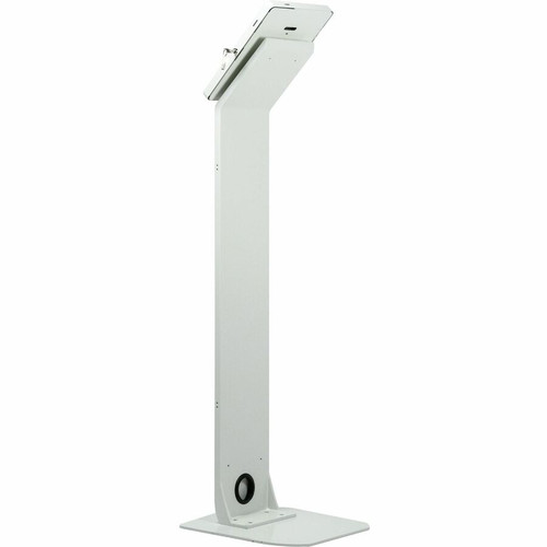 CTA Digital PAD-PLSW Premium Large Locking Floor Stand Kiosk - White - 12. 9" Tablet Support - 50" Height - Steel Construction