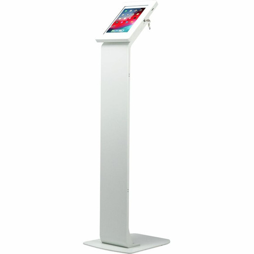 CTA Digital PAD-PLSW Premium Large Locking Floor Stand Kiosk - White - 12. 9" Tablet Support - 50" Height - Steel Construction