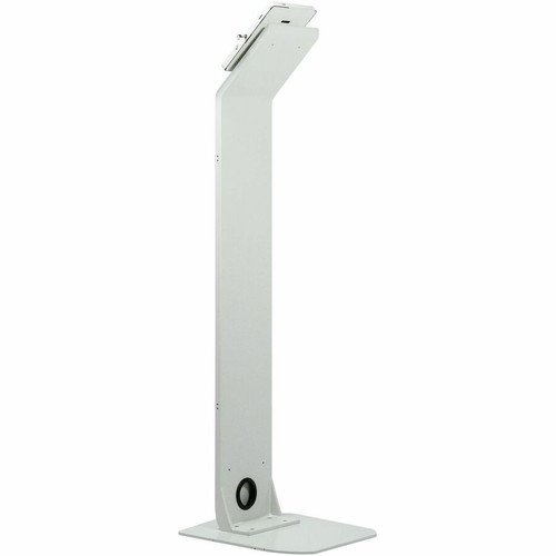 CTA Digital PAD-PSSW Premium Small Locking Floor Stand Kiosk - White - Supports Up to 8" Tablets - 50" Height