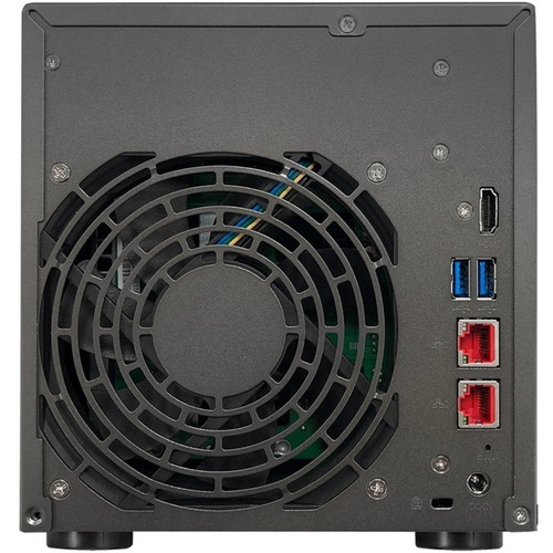 ASUSTOR Lockerstor 4 Desktop NAS Storage System Intel Celeron Quad-core 2 GHz Drive Bays Expandable SSD Cache Supported SAN/NAS Core HDD X AS6604T