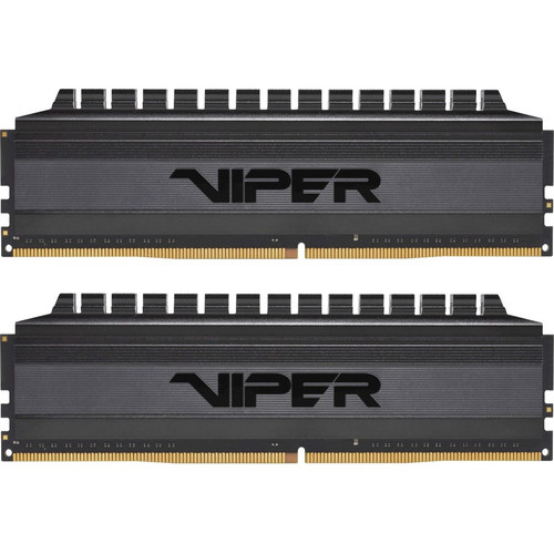Patriot Memory Viper 4 Blackout 32GB (2 x 16GB) DDR4 SDRAM Memory Kit - For Desktop PC - 32 GB (2 x 16GB) - DDR4-3200/PC4-25600 DDR4 - (Fleet Network)