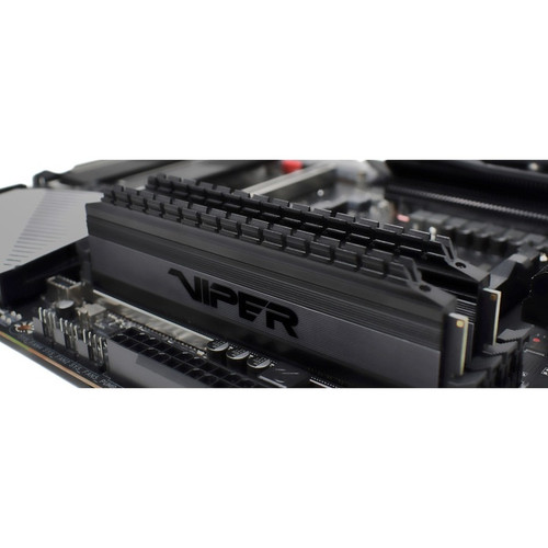 Patriot Memory Viper 4 Blackout 32GB (2 x 16GB) DDR4 SDRAM Memory Kit - For Desktop PC - 32 GB (2 x 16GB) - DDR4-3200/PC4-25600 DDR4 - (PVB432G320C6K)