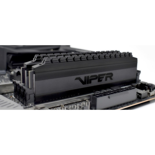 Patriot Memory Viper 4 Blackout 32GB (2 x 16GB) DDR4 SDRAM Memory Kit - For Desktop PC - 32 GB (2 x 16GB) - DDR4-3200/PC4-25600 DDR4 - (PVB432G320C6K)