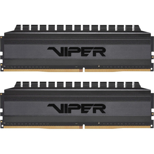 Patriot Memory Viper 4 Blackout 32GB (2 x 16GB) DDR4 SDRAM Memory Kit - For Desktop PC - 32 GB (2 x 16GB) - DDR4-3600/PC4-28800 DDR4 - (Fleet Network)
