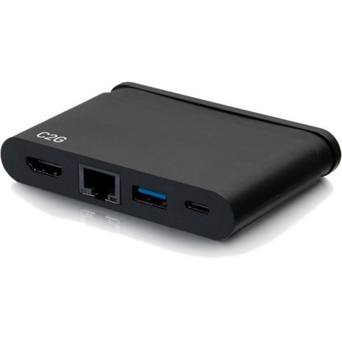 C2G USB C Portable Laptop Dock - HDMI, Ethernet, USB-C, USB-A - 4K 30Hz - for Notebook, Tablet PC - 100 W - USB Type C - 4K - 3840 x - (C2G54455)