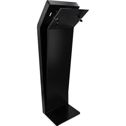 CTA Digital PAD-KSDK13 Premium Kiosk Floor Stand for 12-13" Tablets - Heavy-Duty Metal Construction with Key Lock & Cable Management