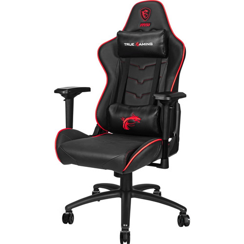 MSI MAG CH120 X Gaming Chair - For Gaming - Steel, PVC Leather, Foam - Black (Fleet Network)