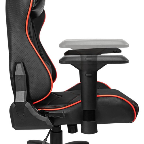 MSI MAG CH120 X Gaming Chair - Black Steel & PVC Leather - 330 lb Capacity - 4D Armrests - Adjustable Height