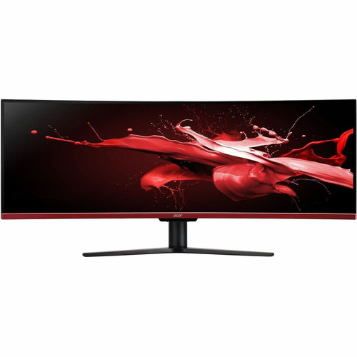 Acer Nitro EI491CR S 49" Class LCD Monitor - 32:9 - Black - 49" Viewable - Vertical Alignment (VA) - LED Backlight - 3840 x 1080 - - - (Fleet Network)