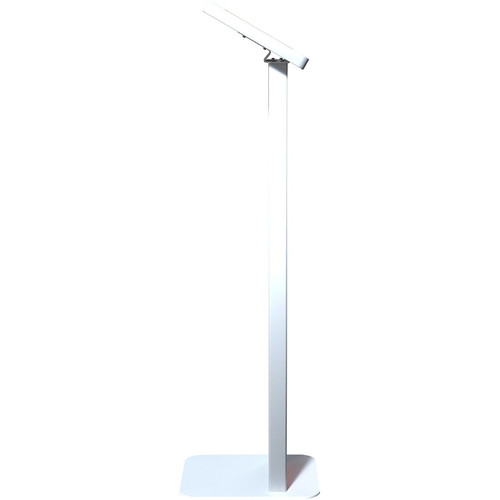 CTA Digital Locking Floor Stand w/ Graphic Slot for iPad Gen7-10 & More (White) - Up to 11" (279.40 mm) Screen Support - 48" (1219.20 (Fleet Network)