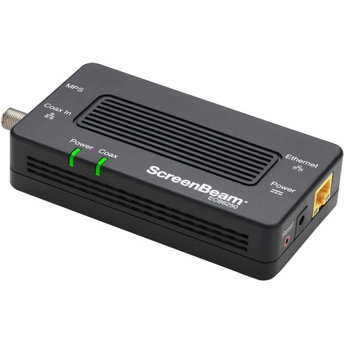 ScreenBeam MoCA 2.5 Network Adapter with 1 Gbps Ethernet - 1 x Network (RJ-45) - Gigabit Ethernet - 10/100/1000Base-T (Fleet Network)