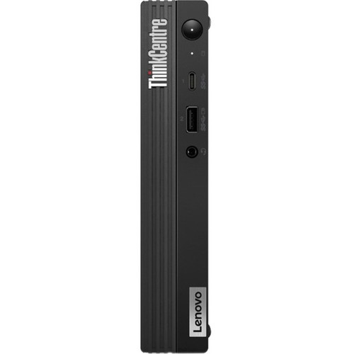 Lenovo ThinkCentre M75q Gen 2 11JJ000SUS Desktop Computer - AMD Ryzen 3 4350GE - 4 GB - 1 TB HDD - Tiny - Raven Black - Windows 10 Pro (Fleet Network)