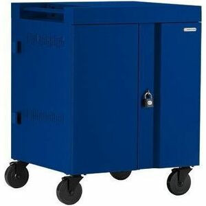 Bretford Cube Cart - TVC16PAC - 4 Casters - Royal Blue - For 16 Devices (Fleet Network)