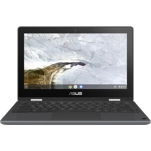 Asus C214MA-Q1R-CB Chromebook Flip 11. 6" Touchscreen HD Intel Celeron N4020 4GB RAM 32GB Flash Dark Gray