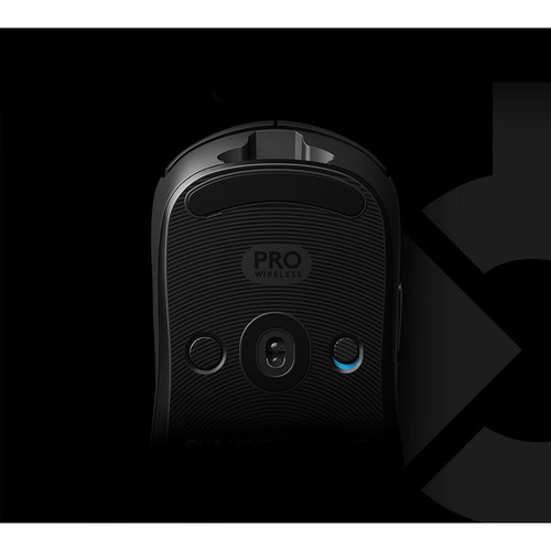 Logitech Pro Wireless Gaming Mouse - Wireless - Radio Frequency - 2.40 GHz - Shroud - USB - 25600 dpi - Symmetrical (910-005974)