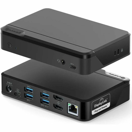 ALOGIC Universal Twin HD Pro Docking Station with 85W Power Delivery and USB-C & USB-A compatibility - Dual Display 1080p@60Hz - for - (Fleet Network)
