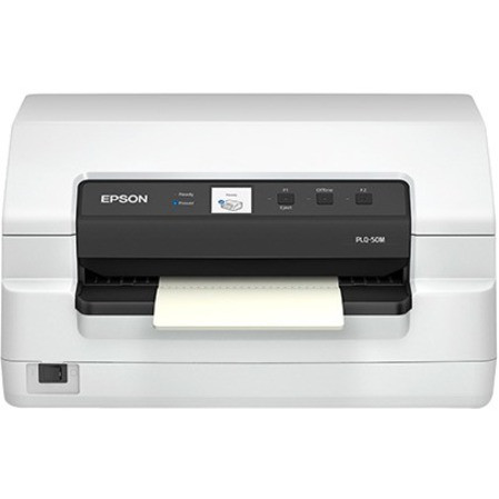 Epson PLQ-50M 24 Pin Dot Matrix Impact Printer Monochrome 94 Column Versatile Connectivity Parallel Energy Serial Mono Star Cps USB C11CJ10202