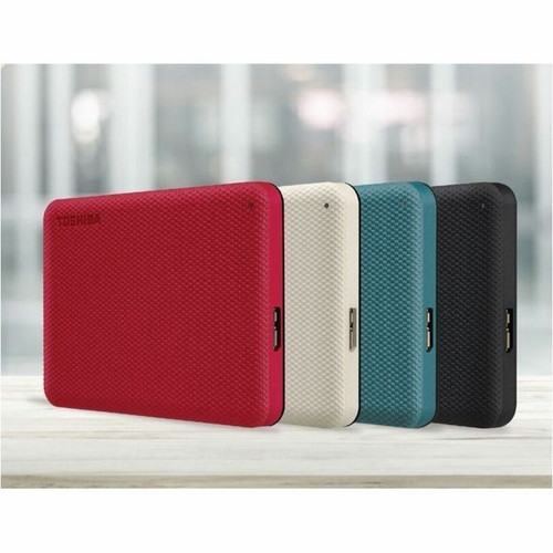 Toshiba Canvio Advance 4 TB 2.5 Inch Portable External Hard Drive Green USB 3.0 HDTCA40XG3CA