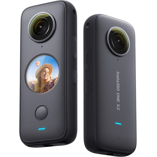 Insta360 ONE X2 Digital Camcorder - 1.3" (33.78 mm) LCD Touchscreen - 1/2.3" CMOS - High Dynamic Range (HDR) - 5.7K - 16:9 - MP4, - - (Fleet Network)
