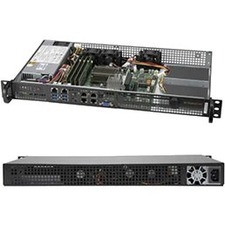 Supermicro SuperServer 5019A-FN5T Server Barebone System - 1U Rack-mountable - Socket BGA-1310 - 1 x Processor Support - Atom C3958 - (Fleet Network)