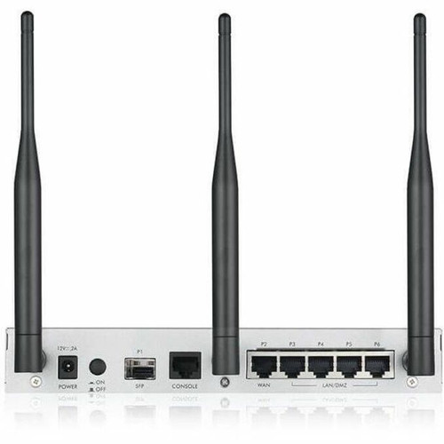 ZyXEL USGFLEX100WBUN USG FLEX 100W Network Security Firewall Appliance - 5-Port Gigabit Ethernet - Wireless LAN - 67. 5 MB/s IPS Throughput - Lifetime