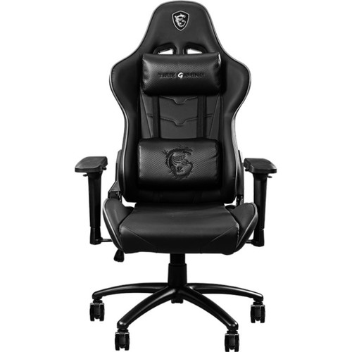 MSI MAG CH120 I Gaming Chair - For Gaming - Steel, PVC Leather, Foam - Black, Gray (Fleet Network)