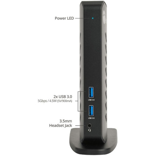 SIIG Dual Head Full HD HDMI Video Docking Station For Desktop PC Notebook Monitor With Multiple USB Ports PC/Notebook/Monitor Type B X JU-DK0L11-S1
