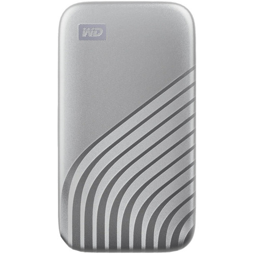 WD My Passport WDBAGF0010BSL-WESN 1 TB Portable Solid State Drive - External - Silver - Desktop PC, MAC Device Supported - USB 3.2 1) (Fleet Network)