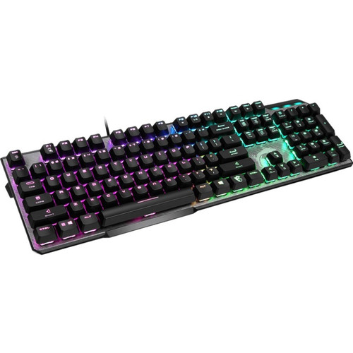 MSI Vigor Elite Box White Mechanical Gaming Keyboard Cable USB 2.0 Windows Layout Connectivity Interface Keyswitch VIGORGK50ELITEBW
