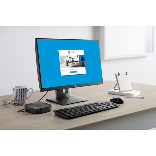 HP 210R5AT#ABA t430 Thin Client - Intel Celeron N4020 Dual-core 1. 10 GHz - 4 GB DDR4 RAM - 16 GB Flash - Gigabit Ethernet - Smart Zero OS