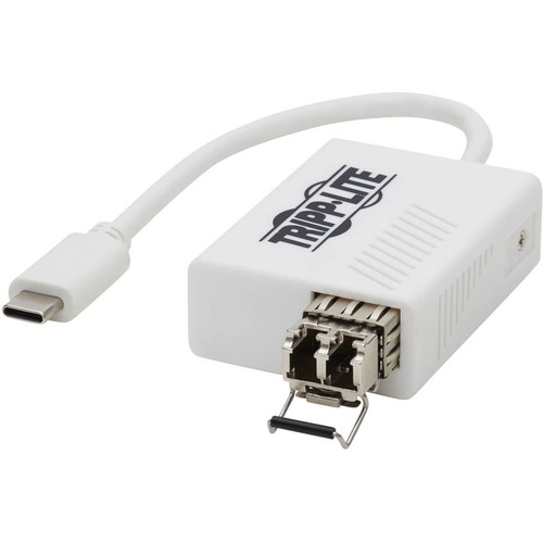 Tripp Lite series U436-SMF-1G-LC Gigabit Ethernet Card - USB 3.1 (Gen 1) Type C - 1 Port(s) - Optical Fiber - 1000Base-X - SFP - - (U436-SMF-1G-LC)