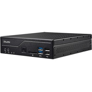 Shuttle XPC slim DH410S Barebone System - Slim PC - Socket LGA-1200 - 1 x Processor Support - Intel H410 Chip - 64 GB DDR4 SDRAM RAM - (Fleet Network)