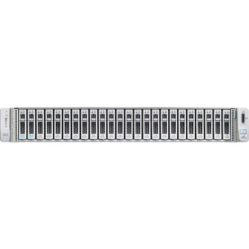 Cisco HyperFlex HyperFlex HX240 M5 Edge Server Barebone System - 2U Rack-mountable - 2 x Processor Support - Intel C621 Chip - 3 TB - (Fleet Network)