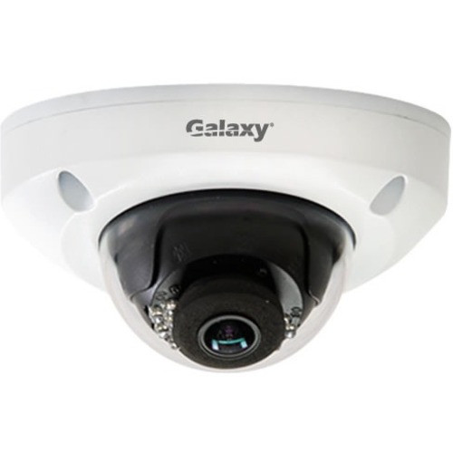 Galaxy 4 Megapixel HD Network Camera - Color - Dome - 49 ft (14.94 m) - H.264, H.265, MJPEG - 2592 x 1520 Fixed Lens - CMOS (Fleet Network)