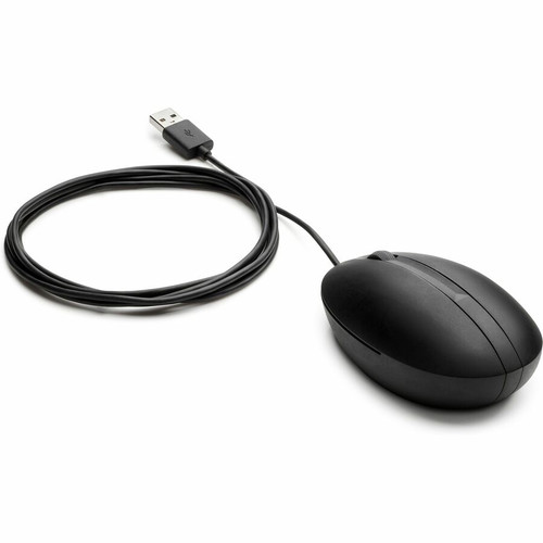 HP Wired Mouse Compact Reliable Optical Design For Everyday Use Cable 9VA80A6
