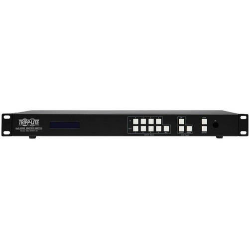 Tripp Lite by Eaton B302-4HX4H-4K 4 x 4 HDMI Matrix Switch/Splitter - 4K 4096 x 2160 - Twisted Pair - Rack/Wall Mountable